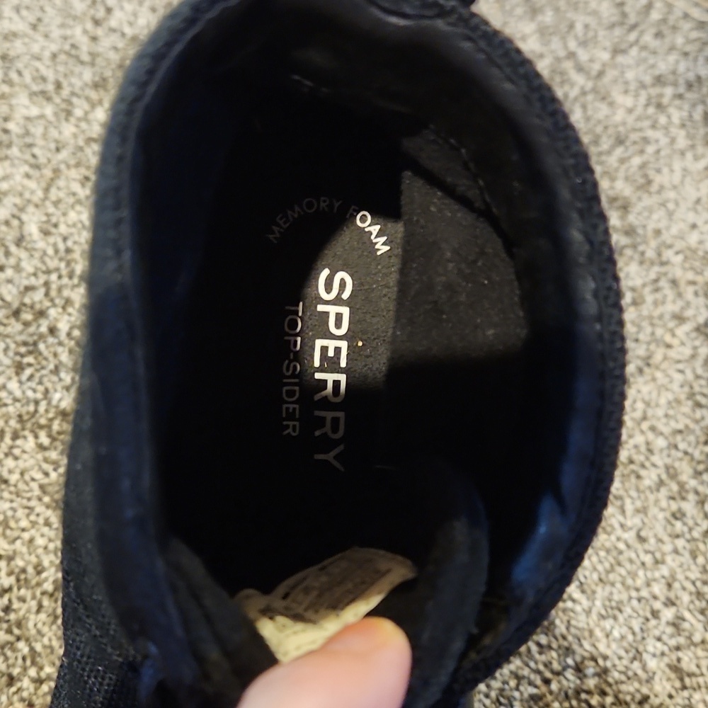 Sperry Brewster Low Duck Boots Black Mens Size 9 - Picture 4 of 4